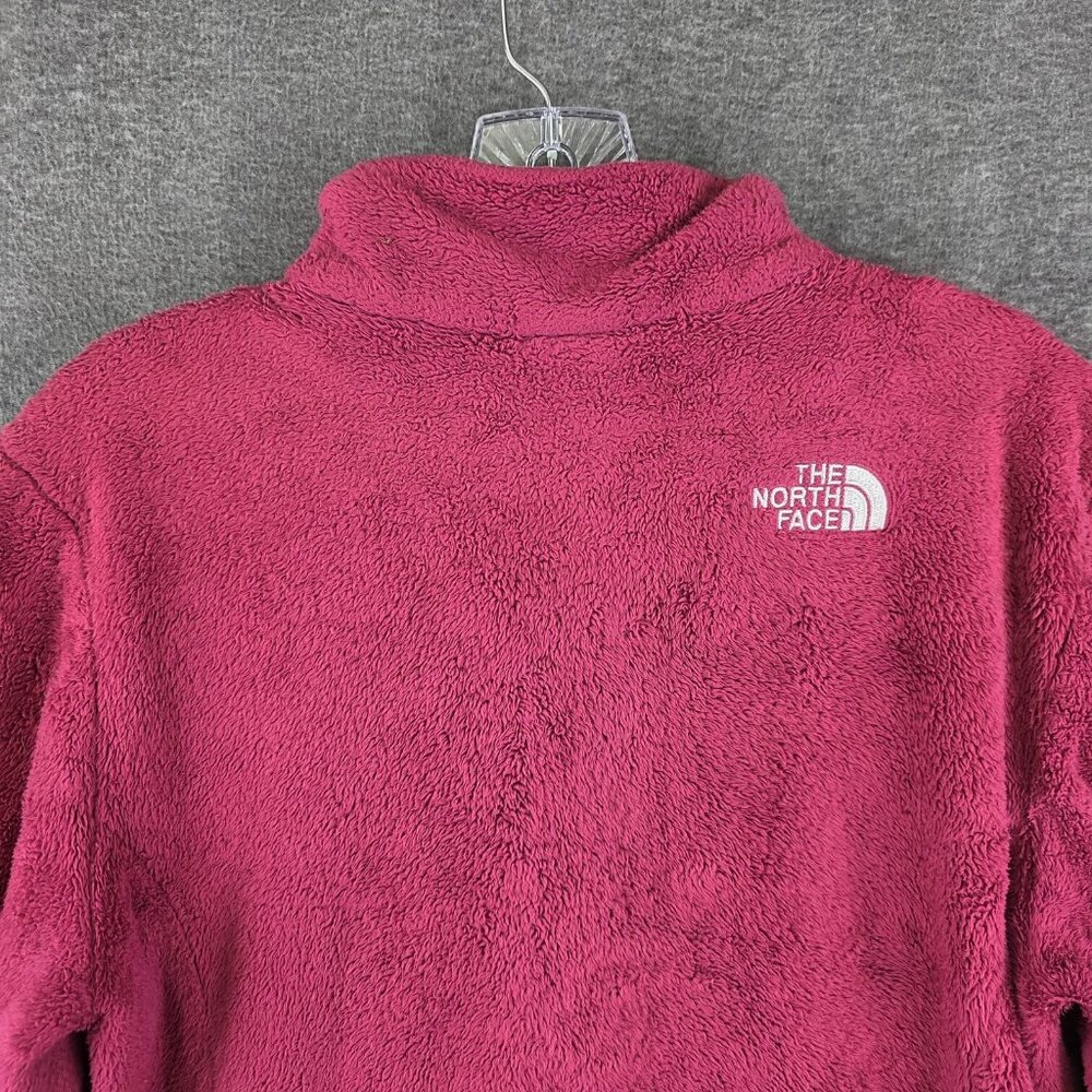 The North Face Jacket Womens Medium Pink Fleece Full Zip Soft Plush Warm Winter - Picture 3 of 9